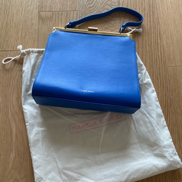 Mansur Gavriel blue elegant leather bag - Picture 2 of 4
